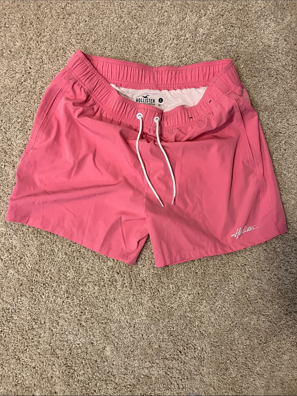 Hollister pink men’s swim suit
